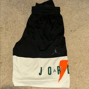 Jordan Gatorade Black and White Basketball Shorts